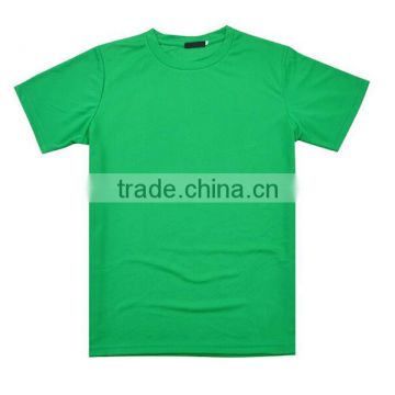 2016 very cheap green promitional training tshirt wholesale