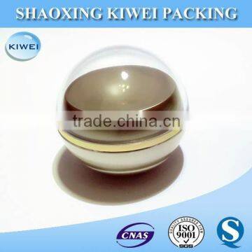 Acrylic Jar With Lid in Gold Color photo-2