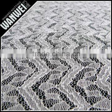 White Fringe With Bright Yarn New Style Hot Selling Can Make Any Color for Bridal Dressing Nylon Cotton Lace Fabric Wholesale photo-3