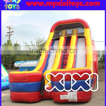 Popular children double lanes inflatable dry slide for birthday party, inflatable slide for kids