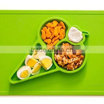 BPA Free Wholesale Non-slip Silicone Bowls Kids Tableware