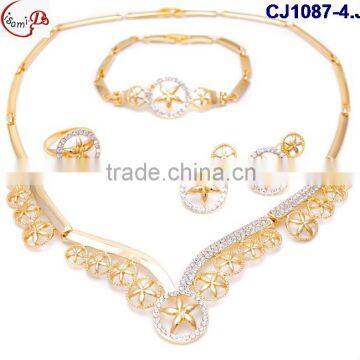 CJ1087 Gold Latest Italian Fashion Top High Quality Various Design Jewelry With Rhinestone Matching Dress for Party/wedding photo-2