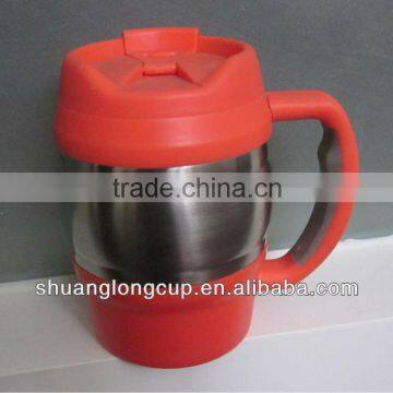 large stainless steel double wall big barrel 1500ml