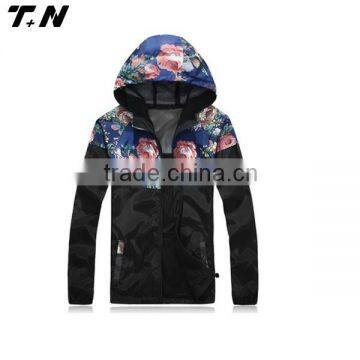 Sublimation Custom Printing Zip up Hoodie