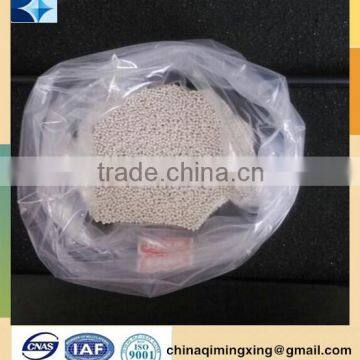 Sintering zirconium silicate beads