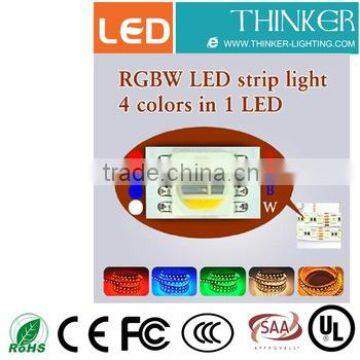 RGBW 5050 LED Strip Light DC12V SMD 60Leds/M 300 LEDS Flexible Light Strips RGB + White Light