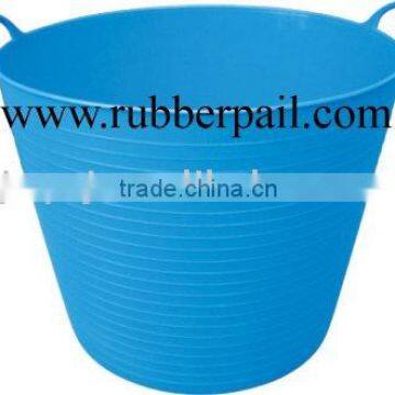 PE garden bucket,plastic flexible bucket,baby bathing tub,REACH