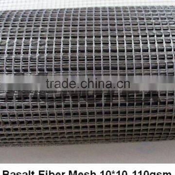 Basalt Fiber Fabric Mesh 10*10 110gsm