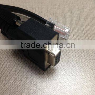 (WK-O001) RJ45 Male to D-Sub RS232 DB9 Female Adapter Plug Noodle Data Cable photo-3