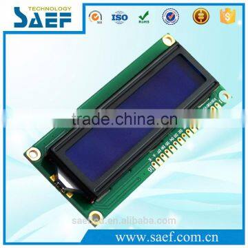 Character1602 LCD display module 5V 16 PIN White text on a blue background