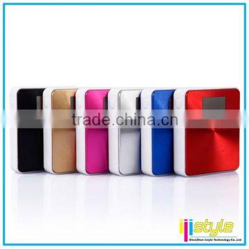 digital display mobile power bank real 10000mah with aluminum alloy shell
