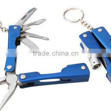 TC-472 2013 New Hot Sale Mini Aluminium Multi Functional Tool Kit With Keyring