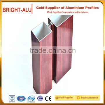 Low price metal sublimation decorative laminated aluminium extrusion curtain wall bracket profile