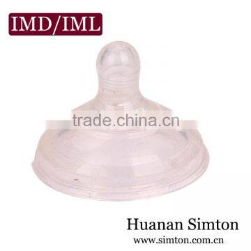 factory price Wide mouth silicone nipple Food grade silicone material