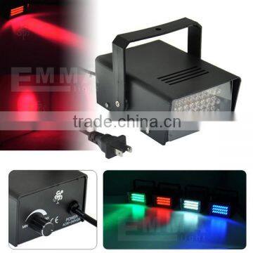 Operated DJ Disco Party Stage Lighting Effects Light 24 LED Mini Strobe Light