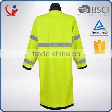 Good Quality Durable Police Raincoat Polyester Long Work Uniform photo-2