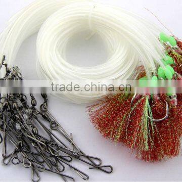 The New 2016 Japan Fishing Hooks 25pcs/1 Bag Longline Traces Flasher Tubing Hook 50cm Fishhook Lure Hook for Fishing photo-5