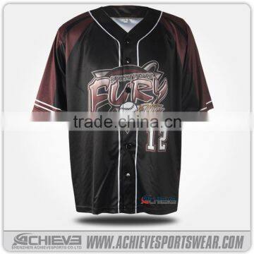 Custom Design and Printing Factory Supply Woman Baseball Jersey photo-2