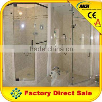 China 6mm Clear Toughened Glass Bathroom Cabinet
