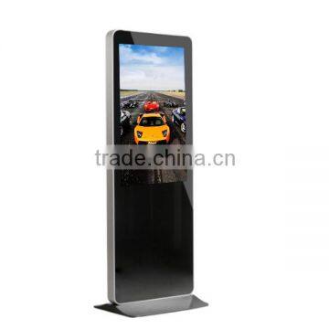 Indoor Floor Standing 46 Inch Touch Screen Interactive Advertising Displayer