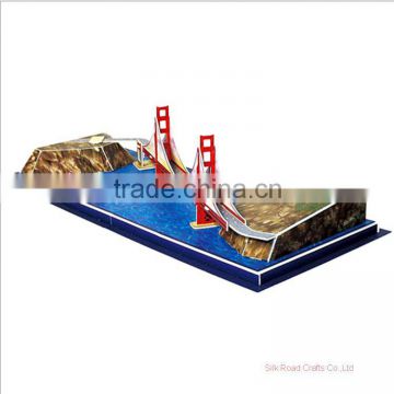 USA golden gate bridge 3d jigsaw puzzle