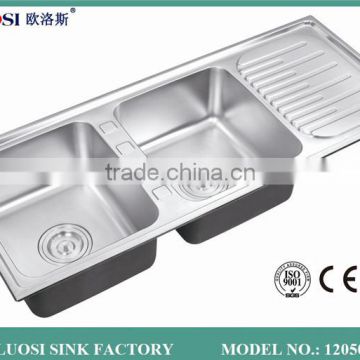 fashion design attractive rustic kitchen sink 12050C