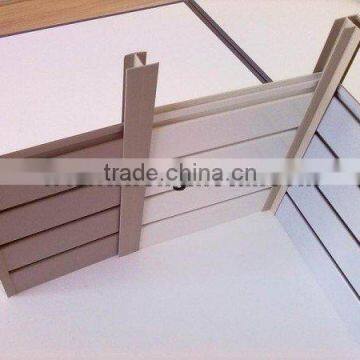 PVC slatwall trim