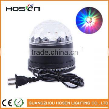 Mini led crystal ball light with sun strip led disco light ball RGB led ceiling ball