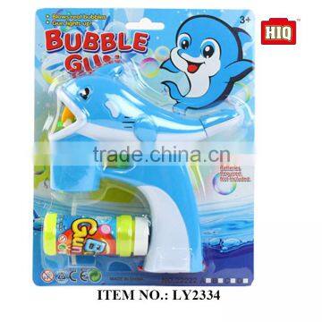 2016 innovative product dolphin bubble gun toys for kids with lights and music