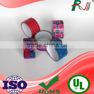 Custom design colorful PE film tape with free sample