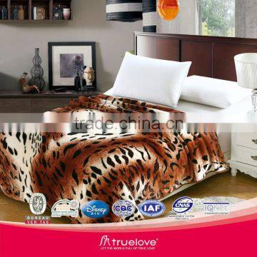Factory price flame retardant machine washable cotton yoga blankets
