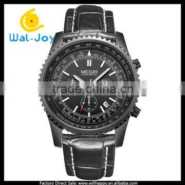 WJ-5494 multifunction 30 meters water resistant fashion famous brand Megir men watch