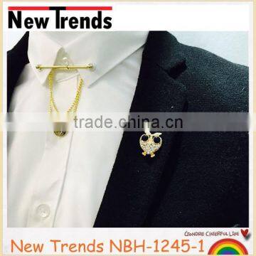 New Design Chain Lapel Pin Jewelry for Shirt