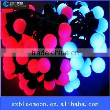 Waterproof outdoor round bulb christmas light