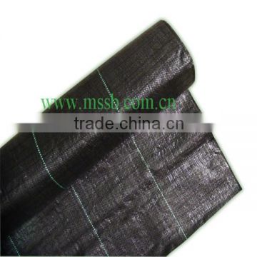 black mulching and weed control fabric