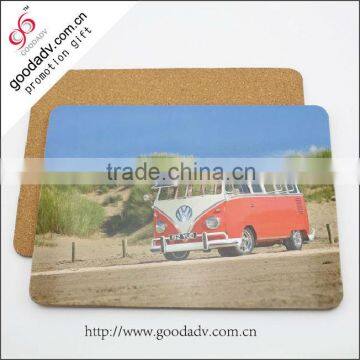 Souvenir gifts mdf cork mat / cork mat / heat protection table mat                        
                                                Quality Choice