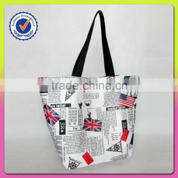 women polyester tote bag four color shoulder bags