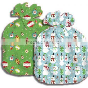 Christmas Santa Sack Plastic Gift Bag Set,2 Different Designs, 36" x 44", photo-2