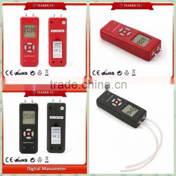 Professional Digital Air Pressure Meter & Manometer to Measure Gauge & Differential Pressure 13.79kPa / 2 psi / 55.4 H2O