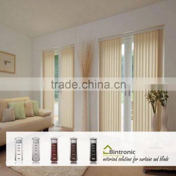 Bintronic Taiwan Motorized Electric Vertical Blinds Motorized Vertical Blinds Sun Shade Track Shade photo-2