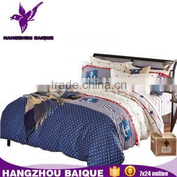 High Quality Cotton Anchor Design Adult Bedding Set of Manufacturer