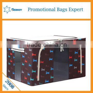 zipper fabric storage boxes fancy storage boxes foldable fabric storage box