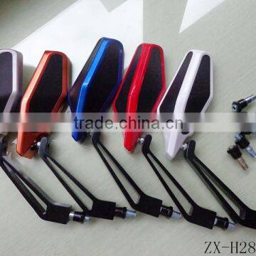 Different type motorcycle rear mirror/ABS head/aluninum foot