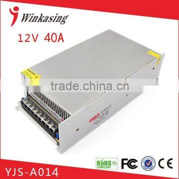 Metal case 12V 40A power supply PSU power adapter cctv system YJS-A014