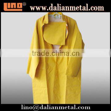 Yellow Reflective Traffic PVC Raincoat