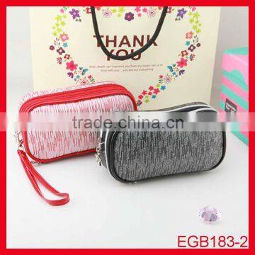 New Design Purses and Handbags Cosmetics Farbic Makeup Kit for Ladies photo-3