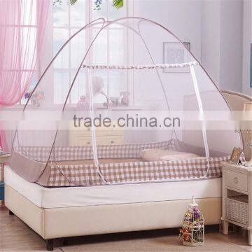 China supplier double bed polyester folding mosquito nets