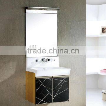 Modern washroom fashion towel rack wall simple style big size stainless steel cabinet