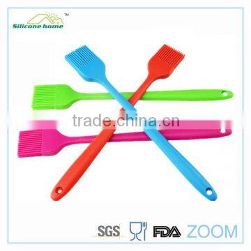 Vivid color silicone BBQ oil brush with steel inside