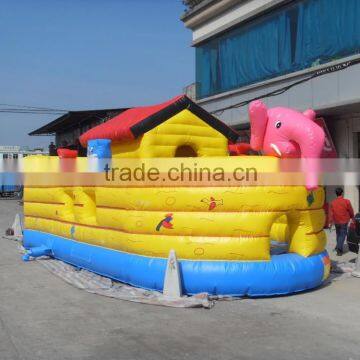 2015 hot commercial noah's ark inflatable bounce house